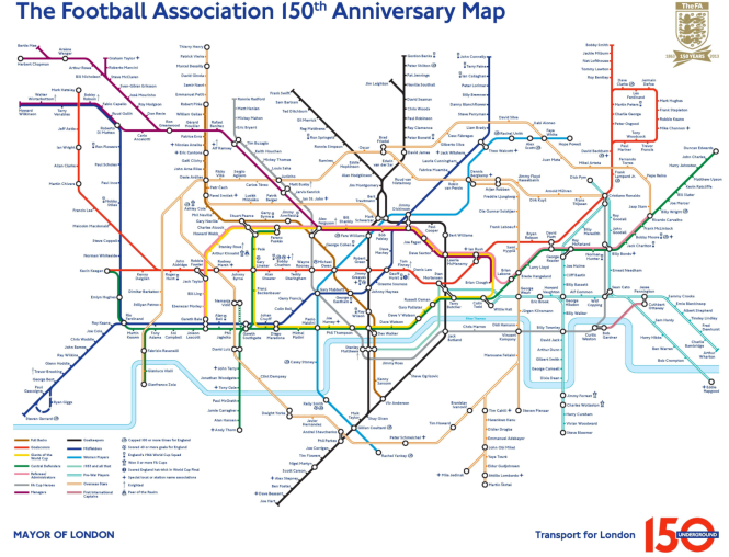 FA 150th anniversary map